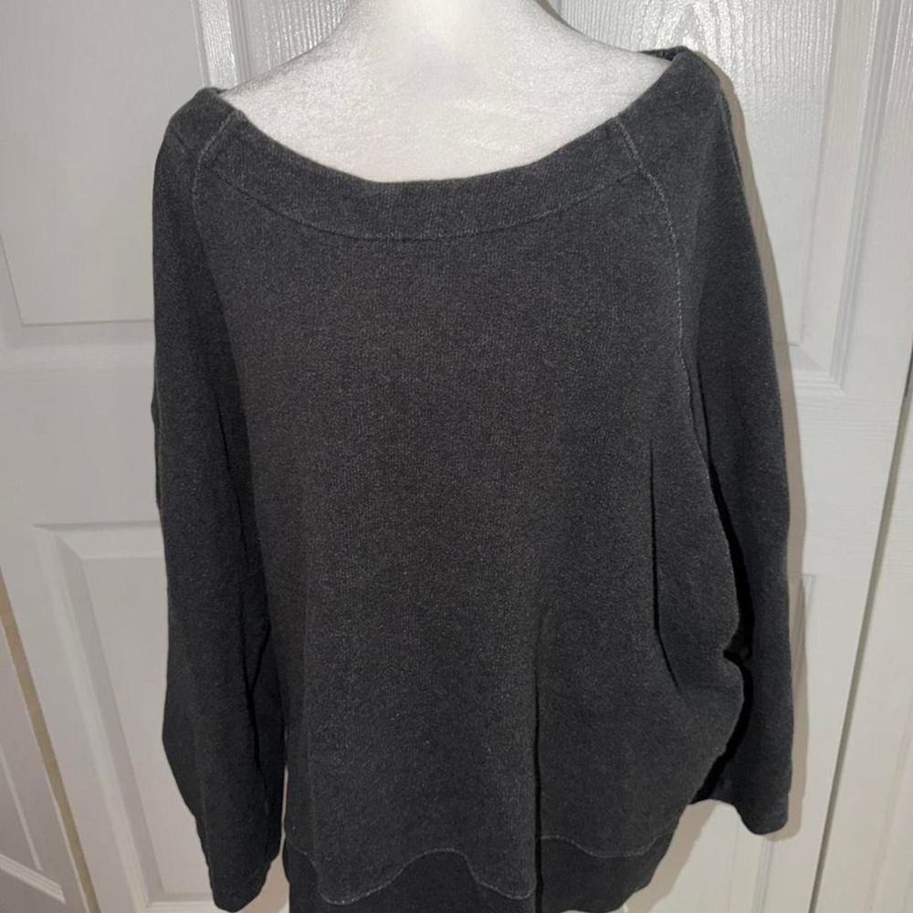 Mara Hoffman Blake Organic Cotton Raglan Sweatshirt Size XL NWOT